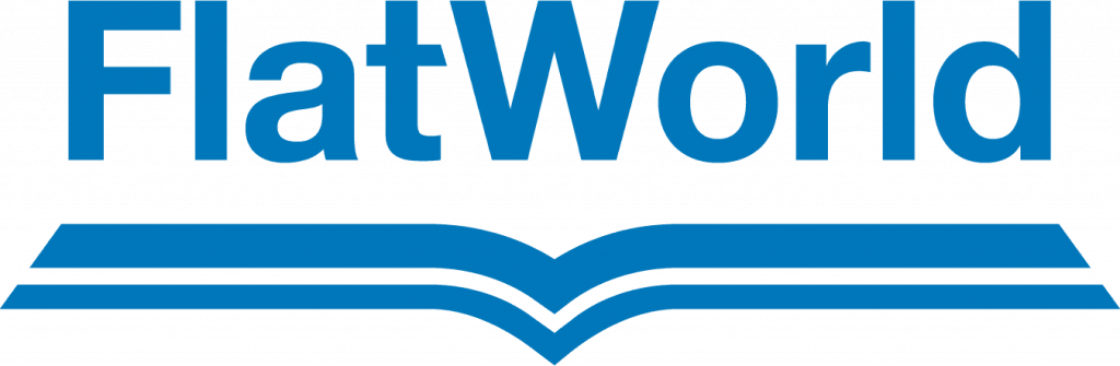 flat world logo